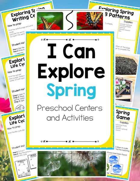 Preschool Spring Theme Pack