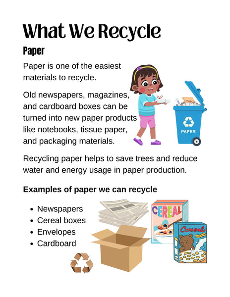 Earth Day Recycling Unit Environmental Science