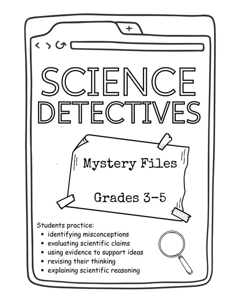 Science Detectives Mystery Files Printable | Grades 3–5