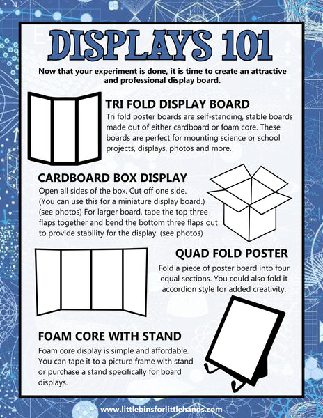 Science Fair Project Kit for Kids | Science Fair Board, Experiments, Scientific Method Worksheets (Grades 2–6)