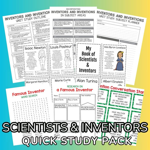 My Book of Scientists & Inventors Printable