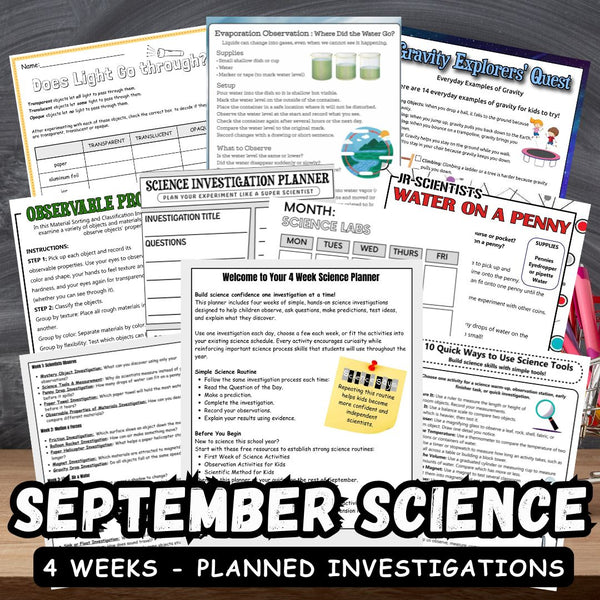 September Science Activities