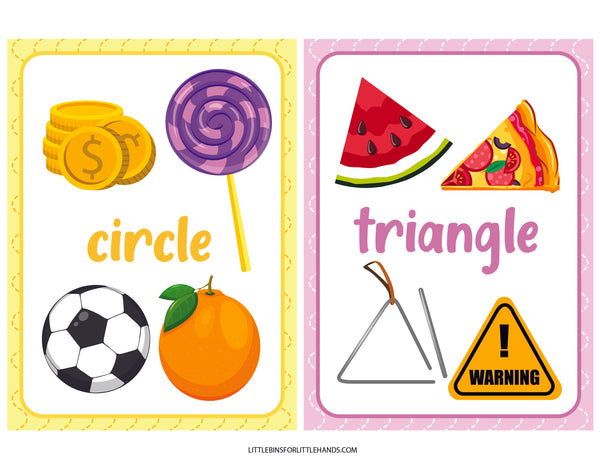 Math Real Life Shapes Activity Pack