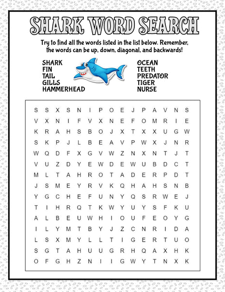 Shark Week Activities Pack | Printable Science, STEM & Ocean Unit