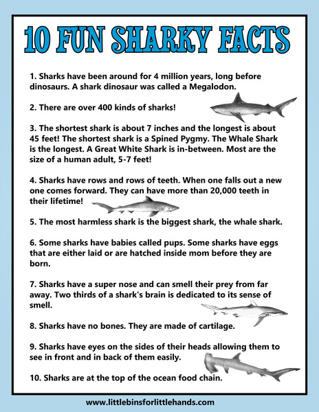 Shark Week Activities Pack | Printable Science, STEM & Ocean Unit