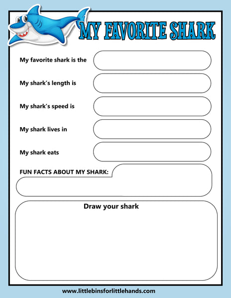 Shark Week Activities Pack | Printable Science, STEM & Ocean Unit