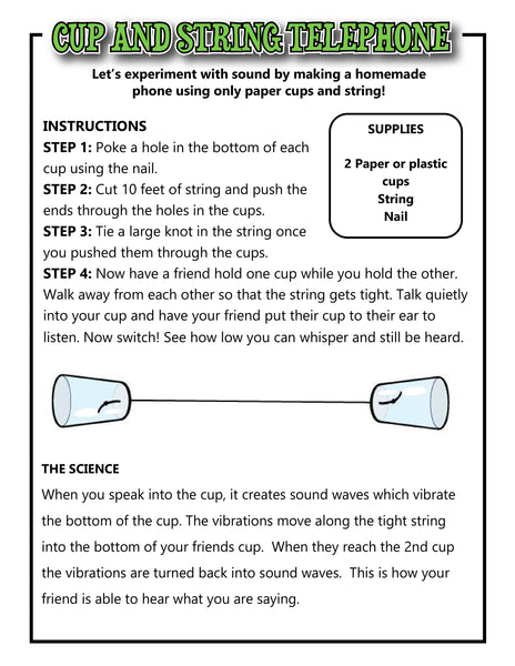 Sound Science Experiments for Kids – Hands-On Physics Unit (K–4 NGSS STEM Activities)