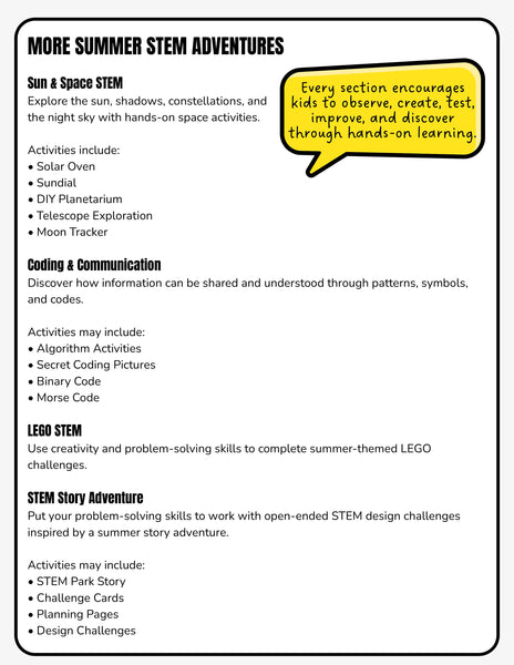 Summer STEM Labs for Kids