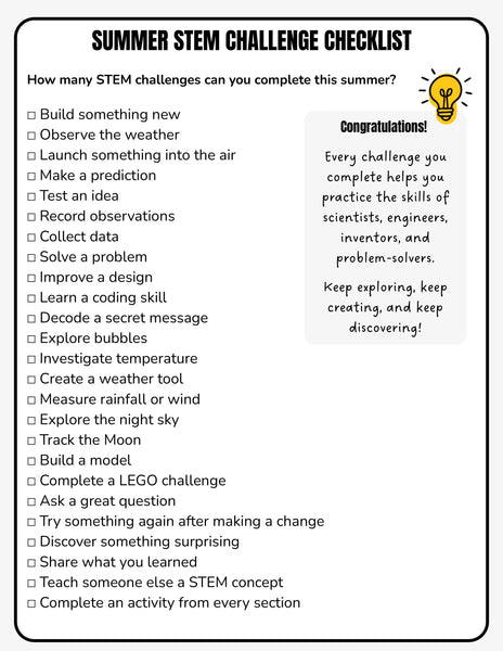 Summer STEM Labs for Kids