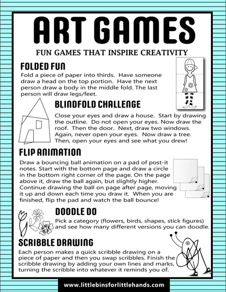 DIY Summer Art Camp | 5 Days of Famous Artist Projects, Games & Creative Fun