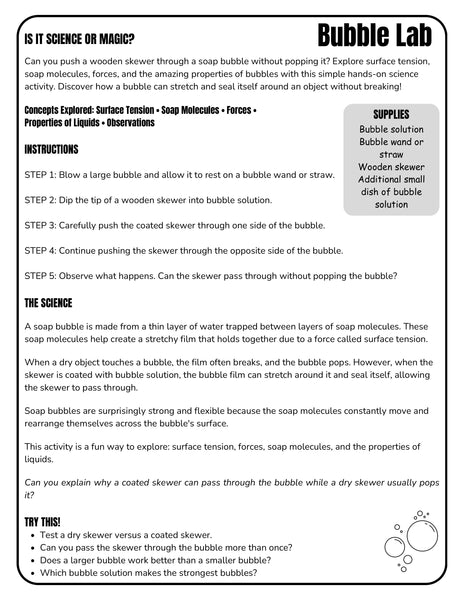 Summer STEM Labs for Kids