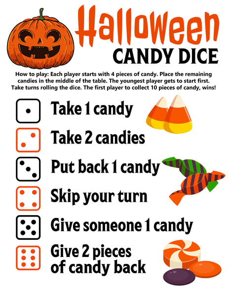 Halloween Minute to Win It Games Printable Pack | 22 Party Games for Kids