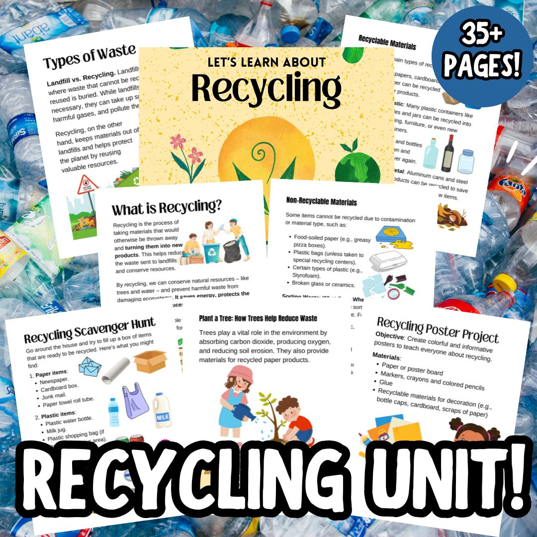 Earth Day Recycling Unit Environmental Science