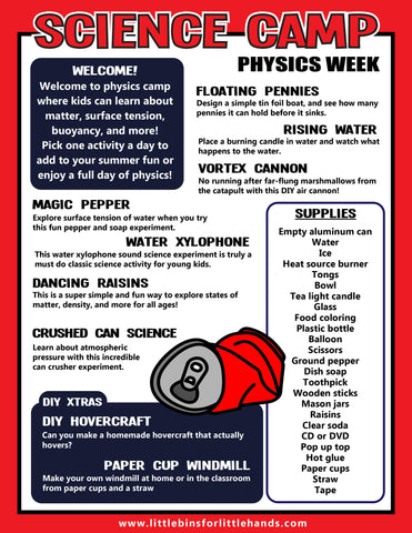 Science Camp Week: Physics is Fun!