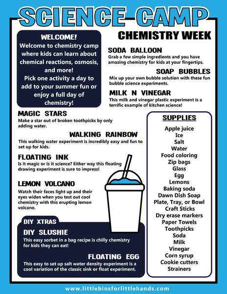 Science Camp Week: Cool Chemistry!