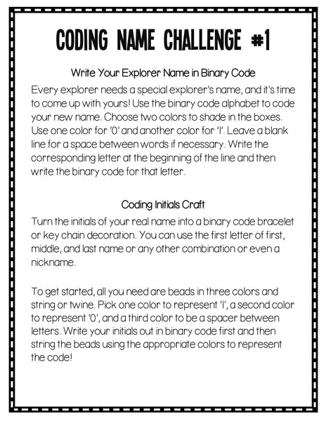Coding Explorer's Quest Pack