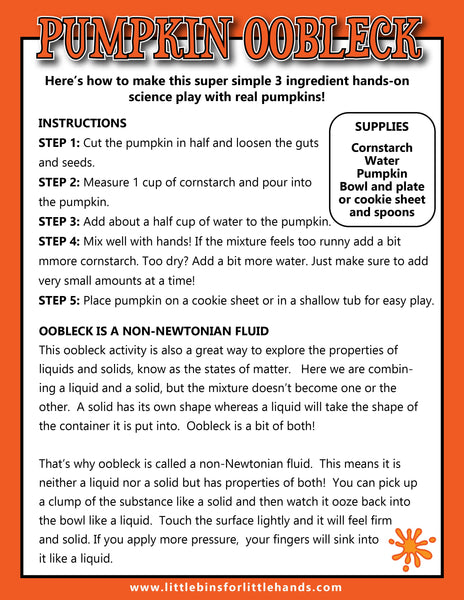 Fall Pumpkin STEM Pack