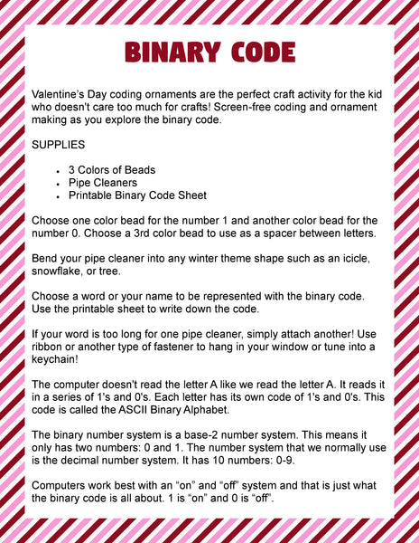 Valentine's Day STEM Pack – Little Bins for Little Hands