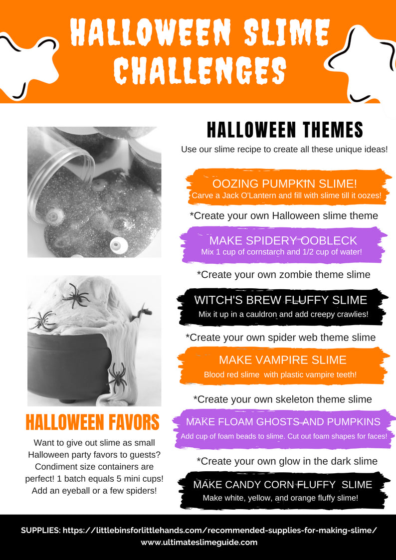 Halloween Slime Pack – Little Bins for Little Hands