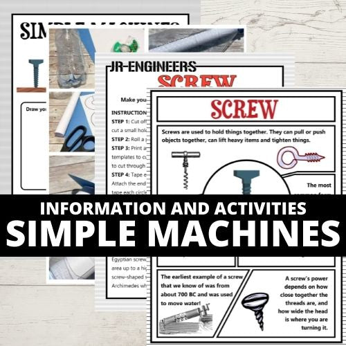 Easy Three Simple Machine Projects Simple Machines Projects Pack for Kids – Little Bins for Little Hands