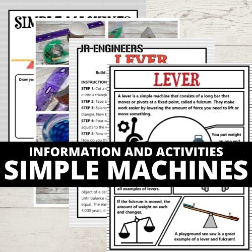 Simple Machines Projects Pack for Kids – Little Bins for Little Hands