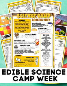 Science Camp Week: Edible/Cooking Science