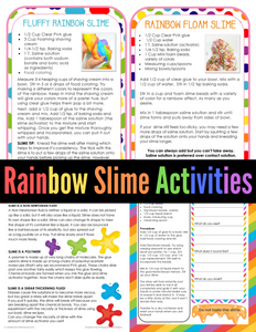 Rainbow Slime Pack