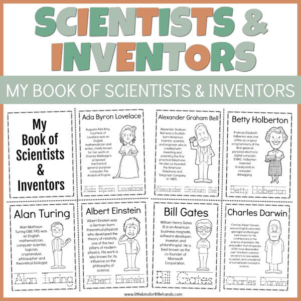 My Book of Scientists & Inventors Printable