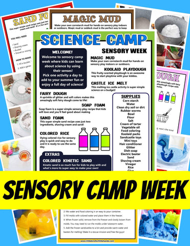 Science Camp Week: Tactile Sensory Fun!