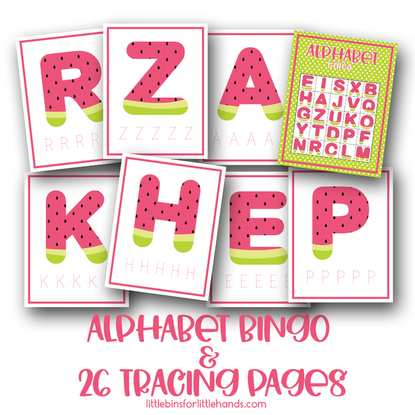 Alphabet Bingo Seasons Bundle