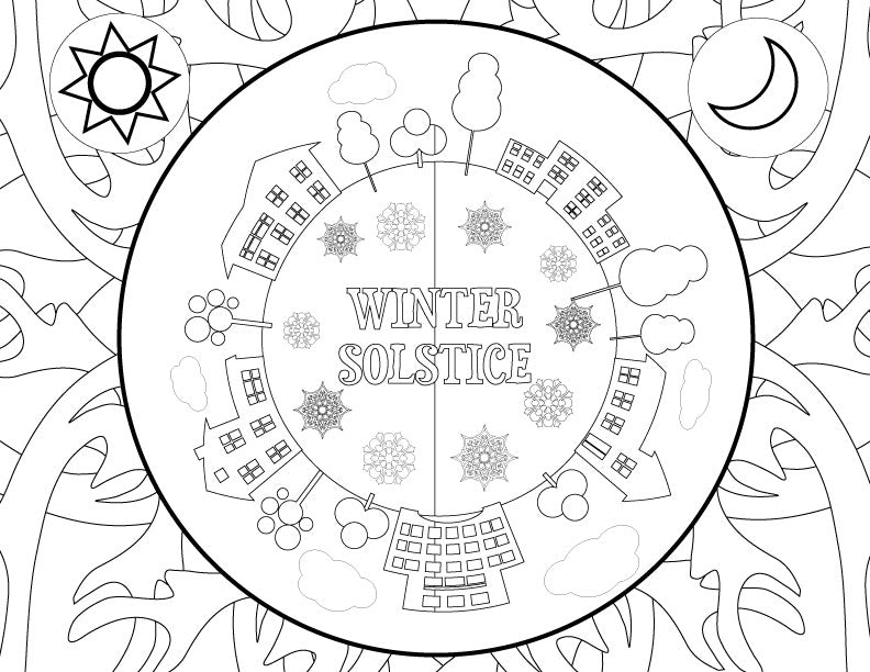 Winter Solstice Drawing