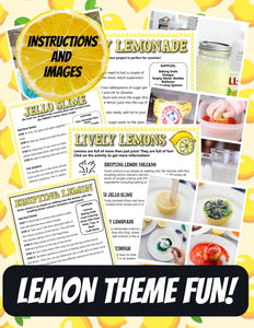 Lemon Activities Pack for Kids!